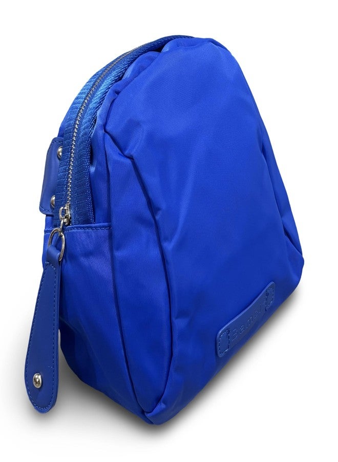 GLOSSY Nylon Crossbody Sling Bag For Women, Lightweight Casual Travel Shoulder Bag with Adjustable Strap, Spacious Top Zip Compartment - Image 1